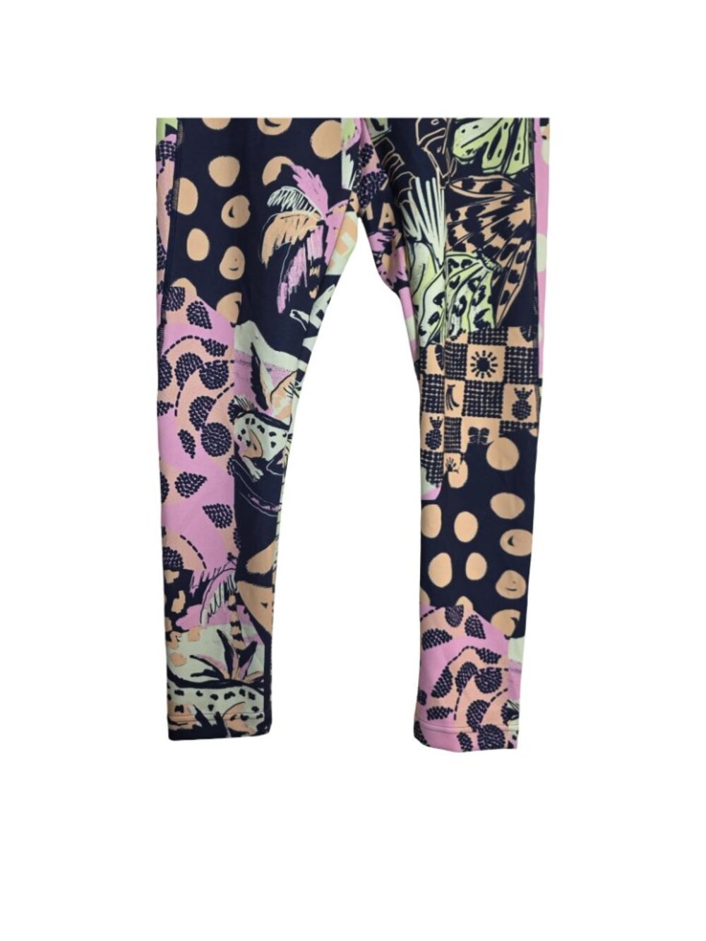 Women's - Adidas x Farm Rio Feel Brilliant AeroReady High Waisted Leggings, SM - Picture 4 of 8